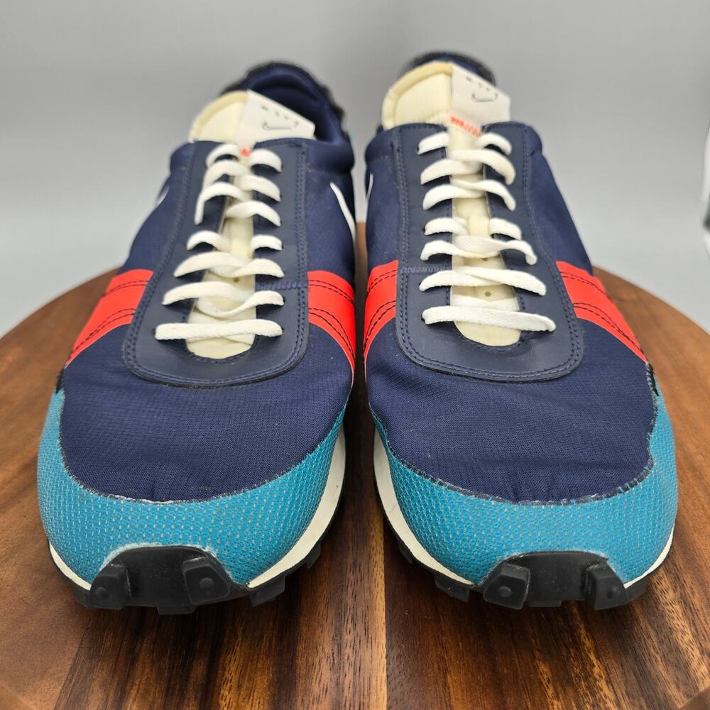 Nike Daybreak Type SE Shoes Mens 15 Navy Blue Orange Running Athletic Sneakers - Picture 2 of 8